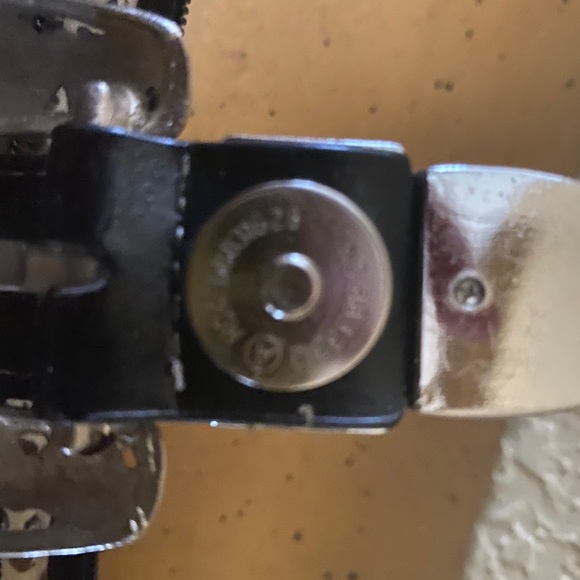 Western Leather Bag Real Animal Hide Silver Buckle - Picture 10 of 11